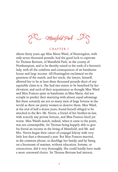 preview of Mansfield Park